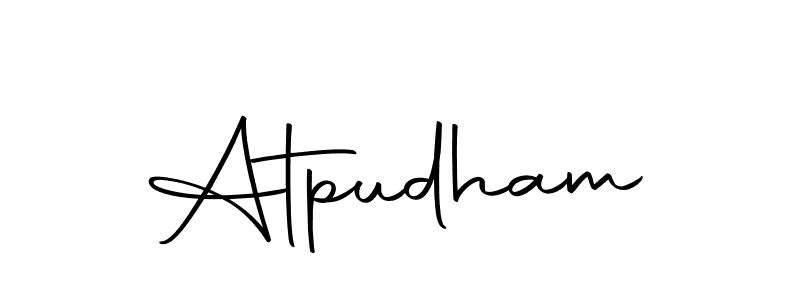 Similarly Autography-DOLnW is the best handwritten signature design. Signature creator online .You can use it as an online autograph creator for name Atpudham. Atpudham signature style 10 images and pictures png