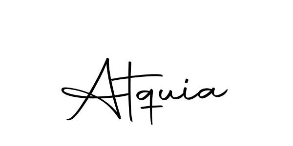 You can use this online signature creator to create a handwritten signature for the name Atquia. This is the best online autograph maker. Atquia signature style 10 images and pictures png