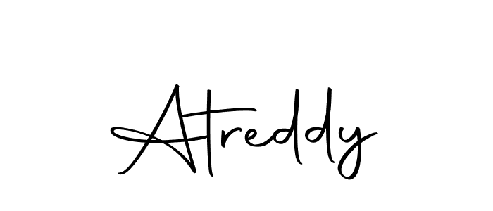 You can use this online signature creator to create a handwritten signature for the name Atreddy. This is the best online autograph maker. Atreddy signature style 10 images and pictures png