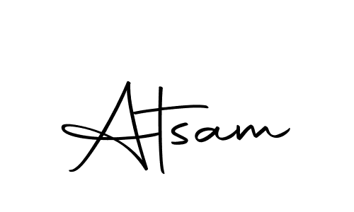 How to make Atsam signature? Autography-DOLnW is a professional autograph style. Create handwritten signature for Atsam name. Atsam signature style 10 images and pictures png