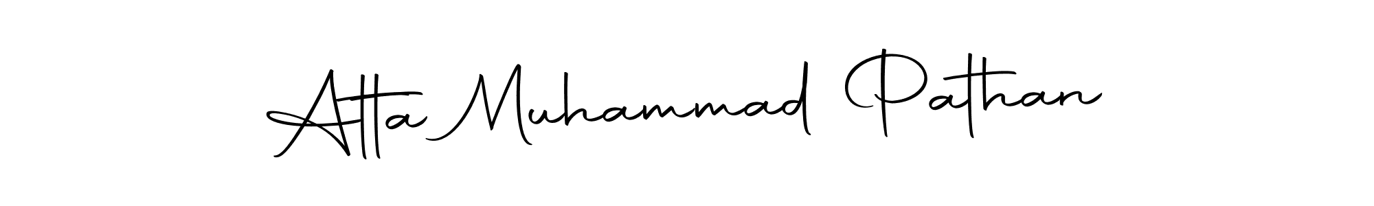 Atta Muhammad Pathan stylish signature style. Best Handwritten Sign (Autography-DOLnW) for my name. Handwritten Signature Collection Ideas for my name Atta Muhammad Pathan. Atta Muhammad Pathan signature style 10 images and pictures png