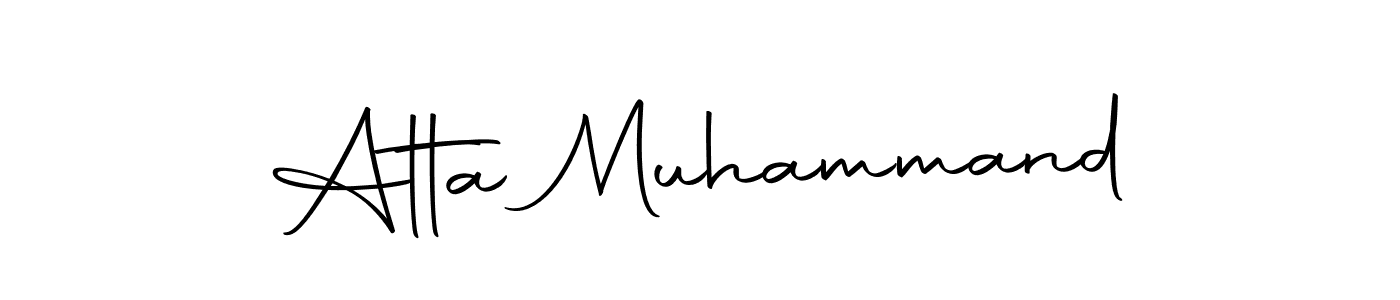 Atta Muhammand stylish signature style. Best Handwritten Sign (Autography-DOLnW) for my name. Handwritten Signature Collection Ideas for my name Atta Muhammand. Atta Muhammand signature style 10 images and pictures png