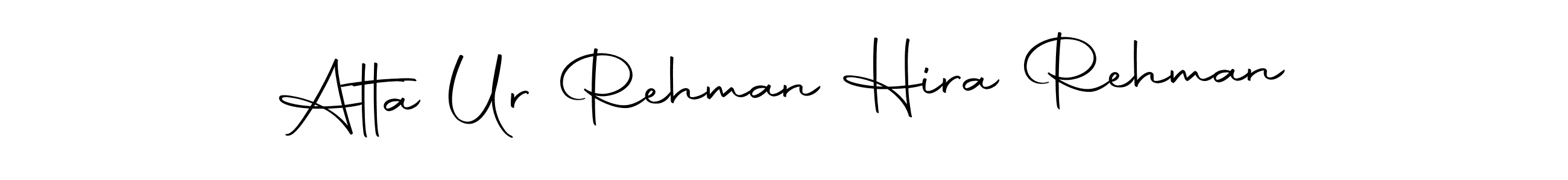 Also we have Atta Ur Rehman Hira Rehman name is the best signature style. Create professional handwritten signature collection using Autography-DOLnW autograph style. Atta Ur Rehman Hira Rehman signature style 10 images and pictures png