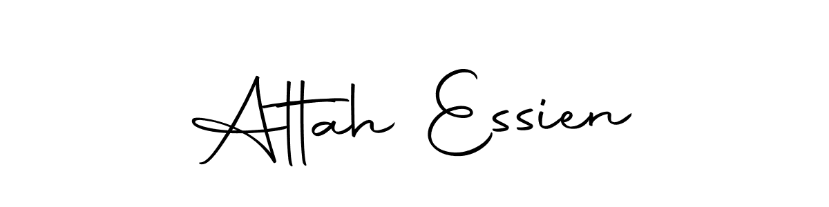 Use a signature maker to create a handwritten signature online. With this signature software, you can design (Autography-DOLnW) your own signature for name Attah Essien. Attah Essien signature style 10 images and pictures png