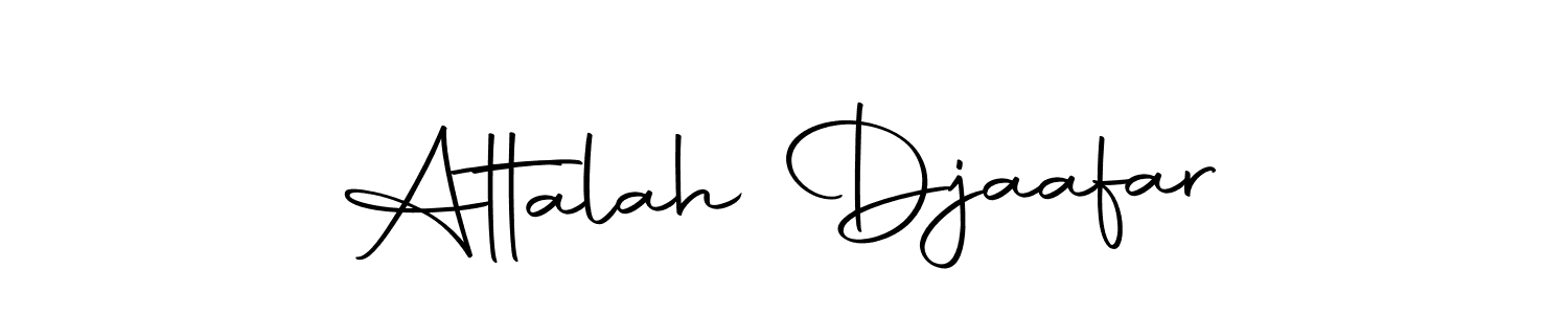 Use a signature maker to create a handwritten signature online. With this signature software, you can design (Autography-DOLnW) your own signature for name Attalah Djaafar. Attalah Djaafar signature style 10 images and pictures png