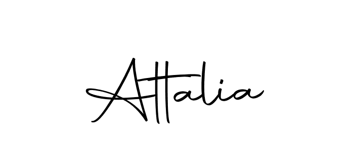 Create a beautiful signature design for name Attalia. With this signature (Autography-DOLnW) fonts, you can make a handwritten signature for free. Attalia signature style 10 images and pictures png