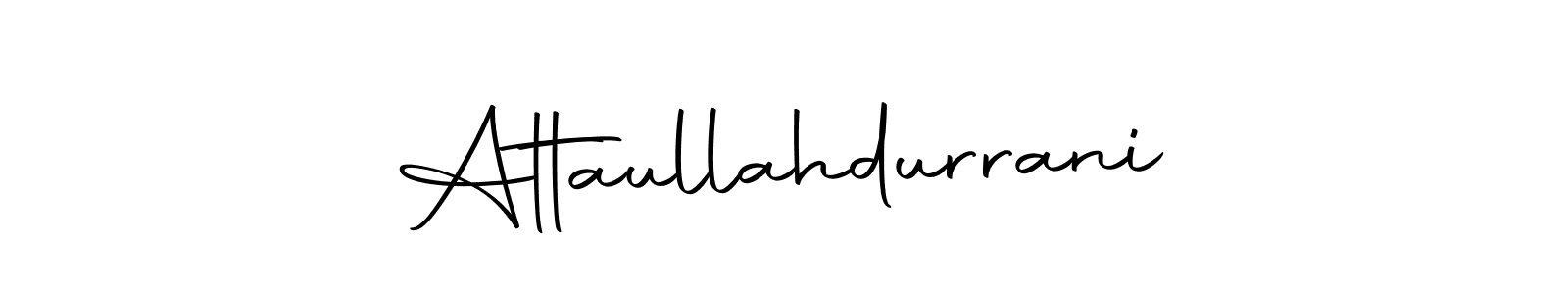 Attaullahdurrani stylish signature style. Best Handwritten Sign (Autography-DOLnW) for my name. Handwritten Signature Collection Ideas for my name Attaullahdurrani. Attaullahdurrani signature style 10 images and pictures png