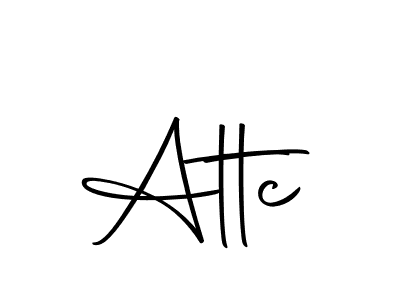 Create a beautiful signature design for name Attc. With this signature (Autography-DOLnW) fonts, you can make a handwritten signature for free. Attc signature style 10 images and pictures png