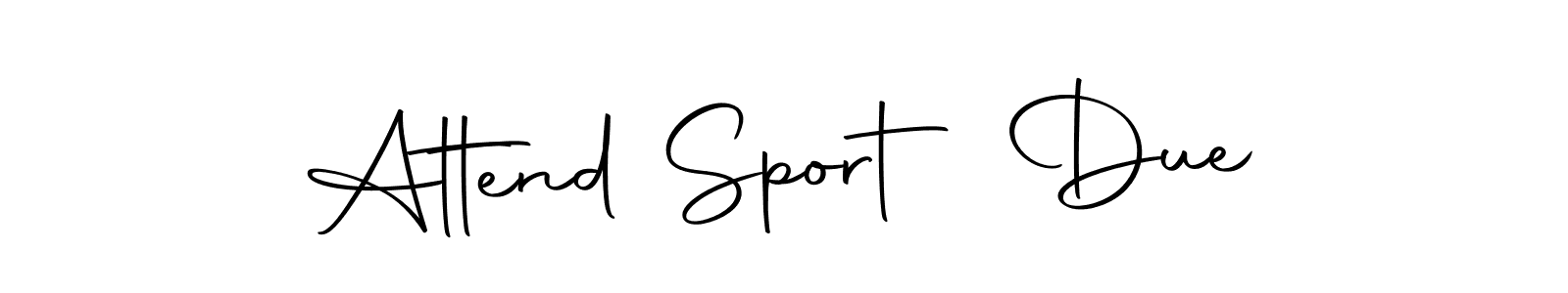 You should practise on your own different ways (Autography-DOLnW) to write your name (Attend Sport Due) in signature. don't let someone else do it for you. Attend Sport Due signature style 10 images and pictures png