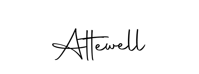 How to make Attewell name signature. Use Autography-DOLnW style for creating short signs online. This is the latest handwritten sign. Attewell signature style 10 images and pictures png