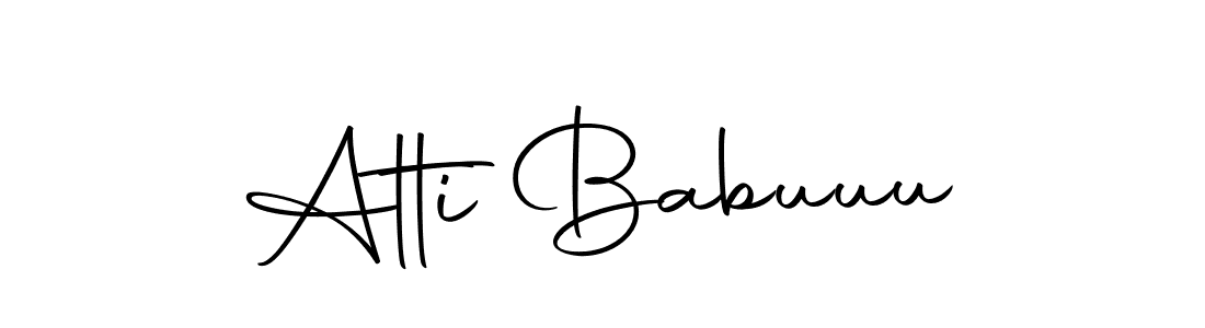 if you are searching for the best signature style for your name Atti Babuuu. so please give up your signature search. here we have designed multiple signature styles  using Autography-DOLnW. Atti Babuuu signature style 10 images and pictures png