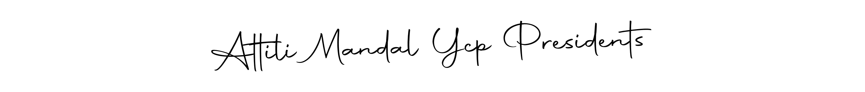 Attili Mandal Ycp Presidents stylish signature style. Best Handwritten Sign (Autography-DOLnW) for my name. Handwritten Signature Collection Ideas for my name Attili Mandal Ycp Presidents. Attili Mandal Ycp Presidents signature style 10 images and pictures png