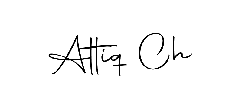 Also You can easily find your signature by using the search form. We will create Attiq Ch name handwritten signature images for you free of cost using Autography-DOLnW sign style. Attiq Ch signature style 10 images and pictures png