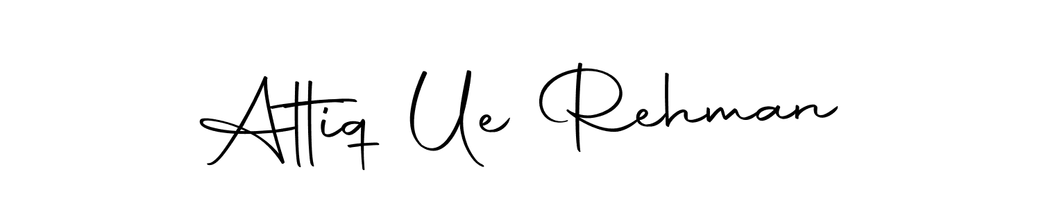 if you are searching for the best signature style for your name Attiq Ue Rehman. so please give up your signature search. here we have designed multiple signature styles  using Autography-DOLnW. Attiq Ue Rehman signature style 10 images and pictures png