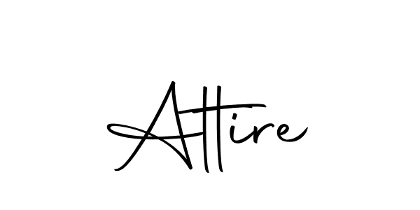 Make a beautiful signature design for name Attire. With this signature (Autography-DOLnW) style, you can create a handwritten signature for free. Attire signature style 10 images and pictures png