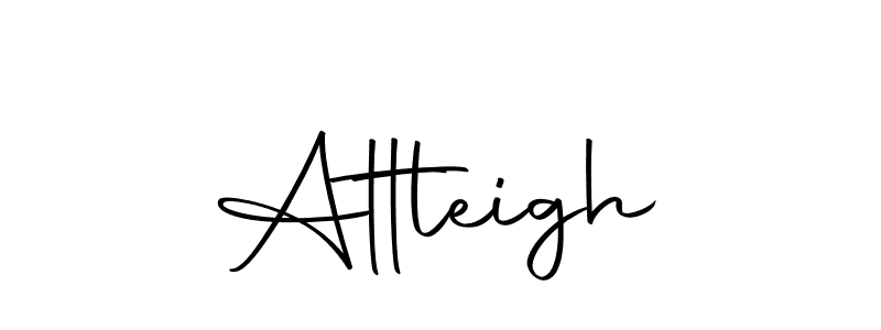 Make a beautiful signature design for name Attleigh. With this signature (Autography-DOLnW) style, you can create a handwritten signature for free. Attleigh signature style 10 images and pictures png