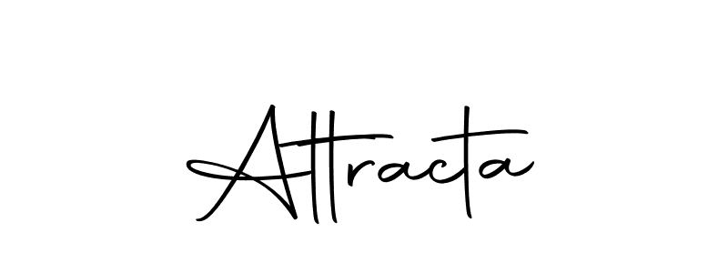 How to make Attracta signature? Autography-DOLnW is a professional autograph style. Create handwritten signature for Attracta name. Attracta signature style 10 images and pictures png