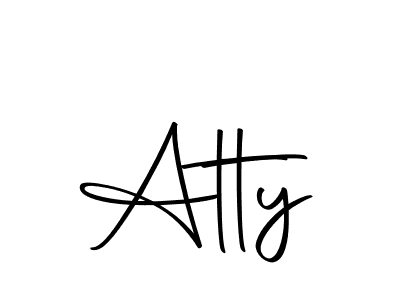 Create a beautiful signature design for name Atty. With this signature (Autography-DOLnW) fonts, you can make a handwritten signature for free. Atty signature style 10 images and pictures png