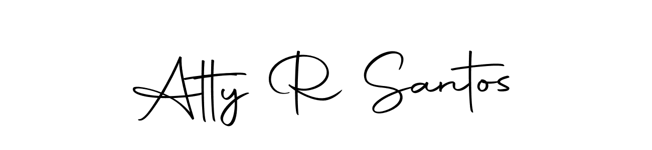 if you are searching for the best signature style for your name Atty R Santos. so please give up your signature search. here we have designed multiple signature styles  using Autography-DOLnW. Atty R Santos signature style 10 images and pictures png