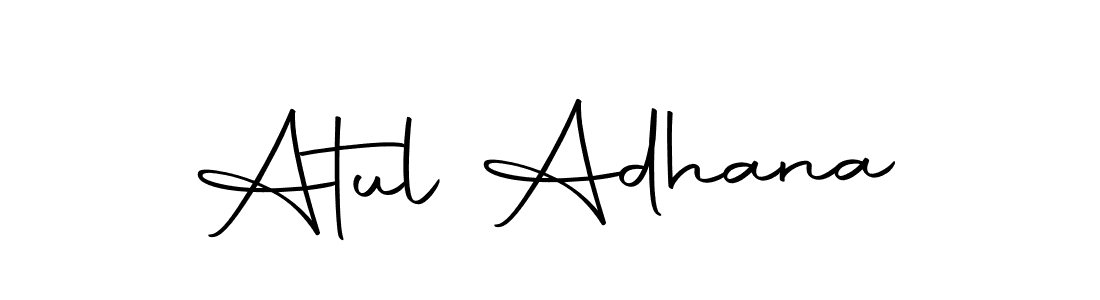 The best way (Autography-DOLnW) to make a short signature is to pick only two or three words in your name. The name Atul Adhana include a total of six letters. For converting this name. Atul Adhana signature style 10 images and pictures png