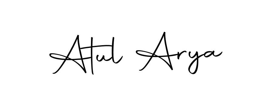 How to make Atul Arya signature? Autography-DOLnW is a professional autograph style. Create handwritten signature for Atul Arya name. Atul Arya signature style 10 images and pictures png