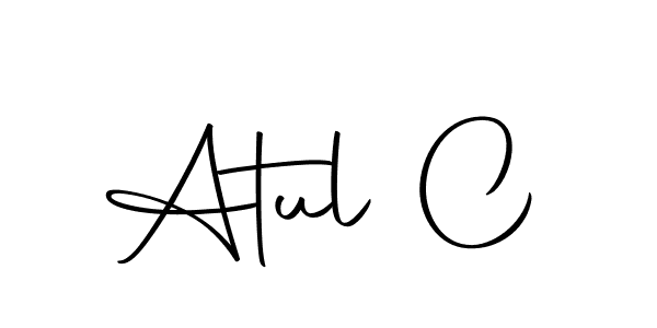 Make a beautiful signature design for name Atul C. With this signature (Autography-DOLnW) style, you can create a handwritten signature for free. Atul C signature style 10 images and pictures png
