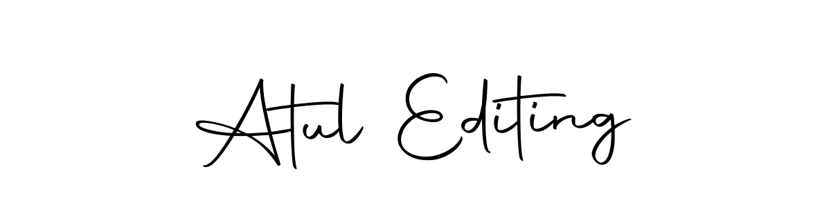 Make a beautiful signature design for name Atul Editing. Use this online signature maker to create a handwritten signature for free. Atul Editing signature style 10 images and pictures png