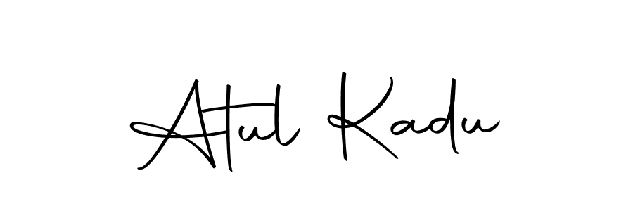 Create a beautiful signature design for name Atul Kadu. With this signature (Autography-DOLnW) fonts, you can make a handwritten signature for free. Atul Kadu signature style 10 images and pictures png