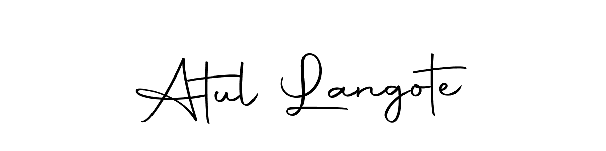 Also we have Atul Langote name is the best signature style. Create professional handwritten signature collection using Autography-DOLnW autograph style. Atul Langote signature style 10 images and pictures png