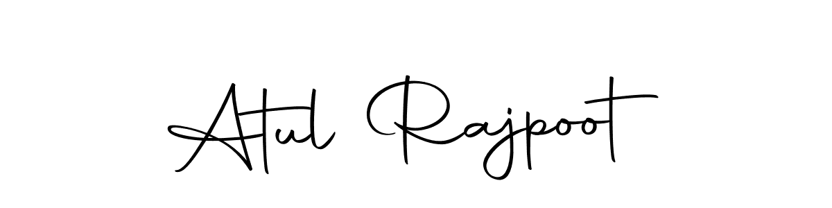 Create a beautiful signature design for name Atul Rajpoot. With this signature (Autography-DOLnW) fonts, you can make a handwritten signature for free. Atul Rajpoot signature style 10 images and pictures png