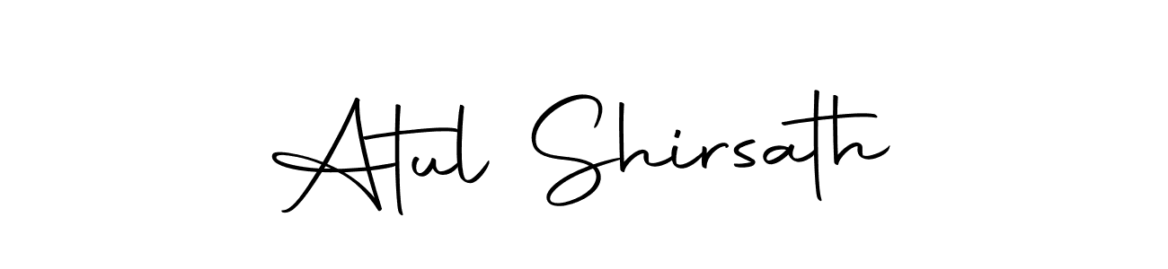 Make a beautiful signature design for name Atul Shirsath. Use this online signature maker to create a handwritten signature for free. Atul Shirsath signature style 10 images and pictures png