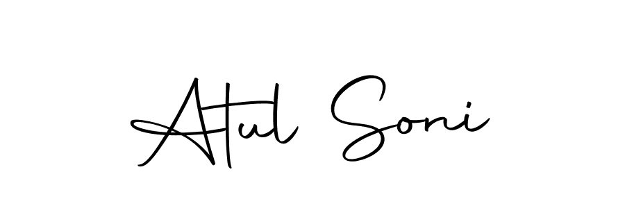 Also we have Atul Soni name is the best signature style. Create professional handwritten signature collection using Autography-DOLnW autograph style. Atul Soni signature style 10 images and pictures png