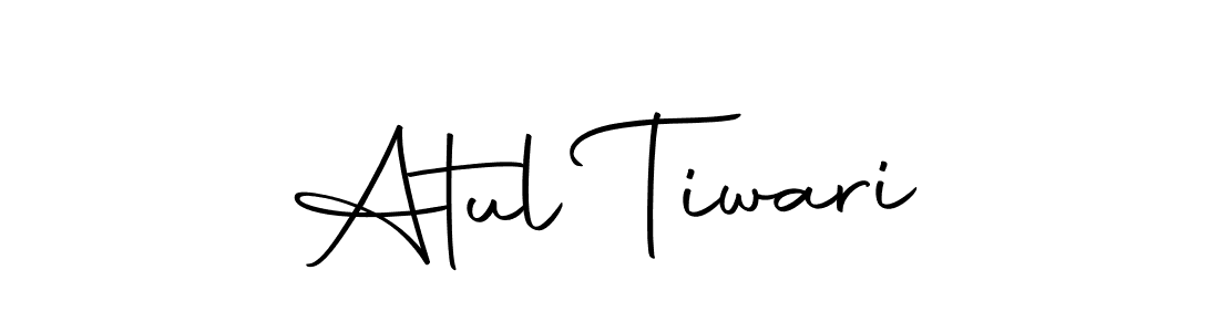 Create a beautiful signature design for name Atul Tiwari. With this signature (Autography-DOLnW) fonts, you can make a handwritten signature for free. Atul Tiwari signature style 10 images and pictures png