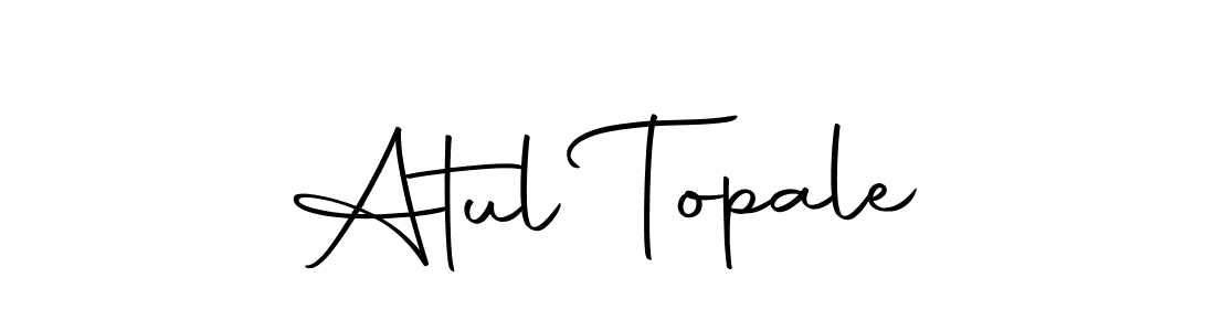 Similarly Autography-DOLnW is the best handwritten signature design. Signature creator online .You can use it as an online autograph creator for name Atul Topale. Atul Topale signature style 10 images and pictures png