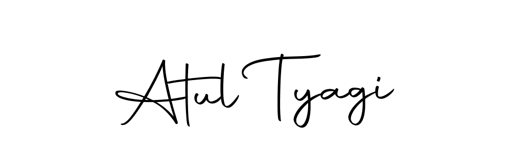 Also we have Atul Tyagi name is the best signature style. Create professional handwritten signature collection using Autography-DOLnW autograph style. Atul Tyagi signature style 10 images and pictures png