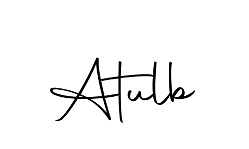 Use a signature maker to create a handwritten signature online. With this signature software, you can design (Autography-DOLnW) your own signature for name Atulb. Atulb signature style 10 images and pictures png