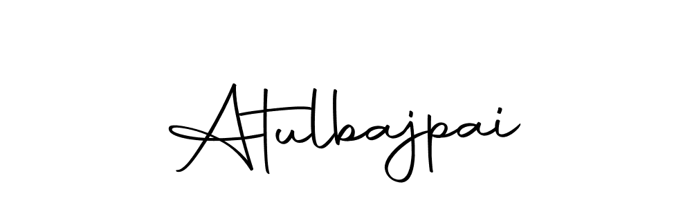Create a beautiful signature design for name Atulbajpai. With this signature (Autography-DOLnW) fonts, you can make a handwritten signature for free. Atulbajpai signature style 10 images and pictures png