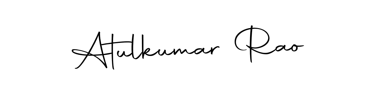 Create a beautiful signature design for name Atulkumar Rao. With this signature (Autography-DOLnW) fonts, you can make a handwritten signature for free. Atulkumar Rao signature style 10 images and pictures png