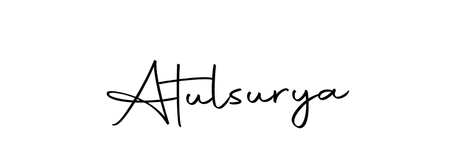 Make a beautiful signature design for name Atulsurya. With this signature (Autography-DOLnW) style, you can create a handwritten signature for free. Atulsurya signature style 10 images and pictures png