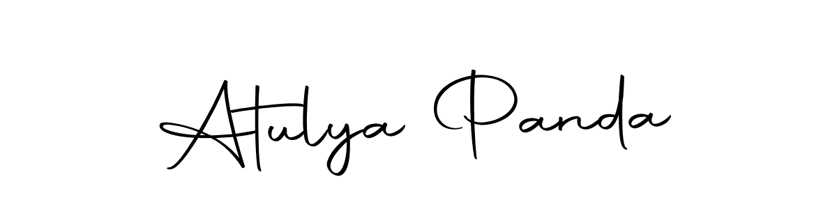 How to make Atulya Panda name signature. Use Autography-DOLnW style for creating short signs online. This is the latest handwritten sign. Atulya Panda signature style 10 images and pictures png