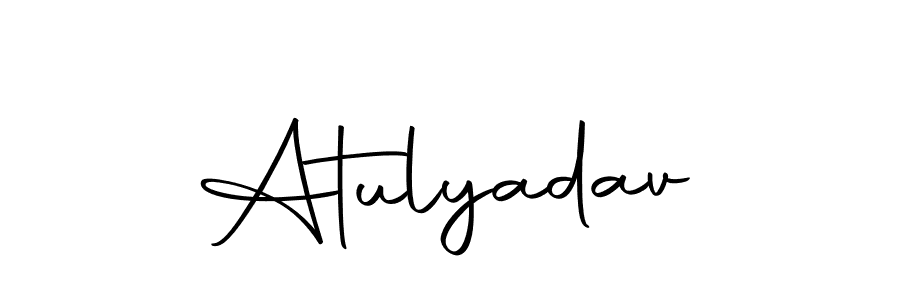 Design your own signature with our free online signature maker. With this signature software, you can create a handwritten (Autography-DOLnW) signature for name Atulyadav. Atulyadav signature style 10 images and pictures png
