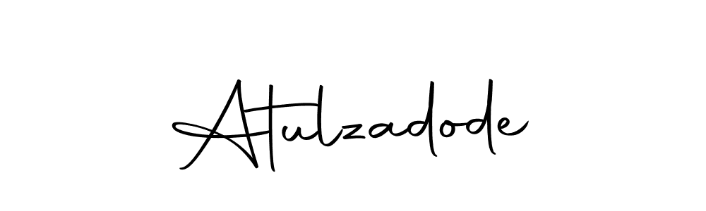 Use a signature maker to create a handwritten signature online. With this signature software, you can design (Autography-DOLnW) your own signature for name Atulzadode. Atulzadode signature style 10 images and pictures png