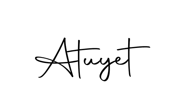 Make a beautiful signature design for name Atuyet. With this signature (Autography-DOLnW) style, you can create a handwritten signature for free. Atuyet signature style 10 images and pictures png