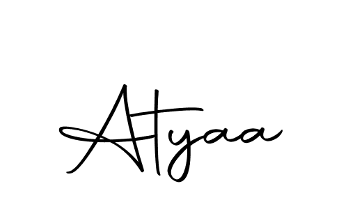 Also we have Atyaa name is the best signature style. Create professional handwritten signature collection using Autography-DOLnW autograph style. Atyaa signature style 10 images and pictures png