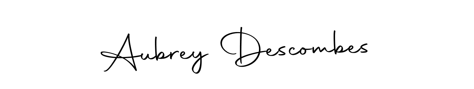 It looks lik you need a new signature style for name Aubrey Descombes. Design unique handwritten (Autography-DOLnW) signature with our free signature maker in just a few clicks. Aubrey Descombes signature style 10 images and pictures png