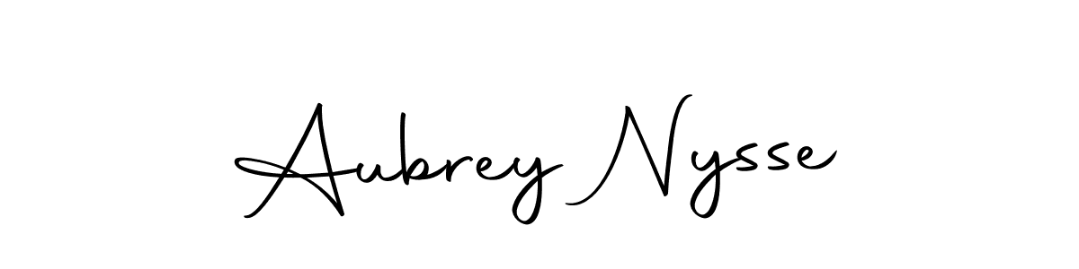 Design your own signature with our free online signature maker. With this signature software, you can create a handwritten (Autography-DOLnW) signature for name Aubrey Nysse. Aubrey Nysse signature style 10 images and pictures png