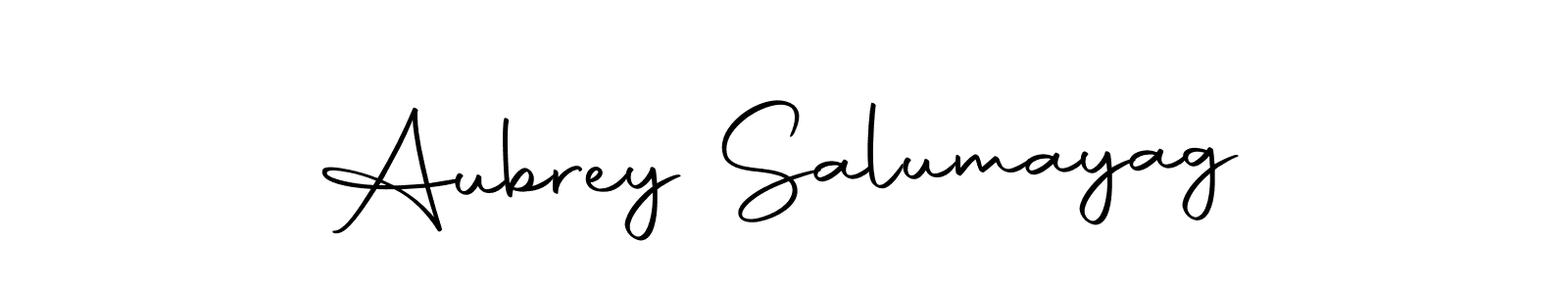Also we have Aubrey Salumayag name is the best signature style. Create professional handwritten signature collection using Autography-DOLnW autograph style. Aubrey Salumayag signature style 10 images and pictures png