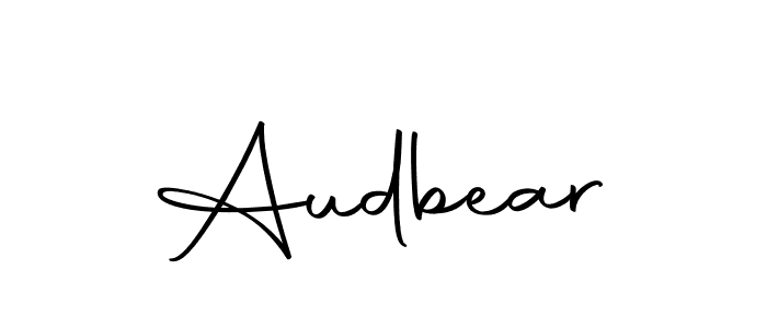 Use a signature maker to create a handwritten signature online. With this signature software, you can design (Autography-DOLnW) your own signature for name Audbear. Audbear signature style 10 images and pictures png