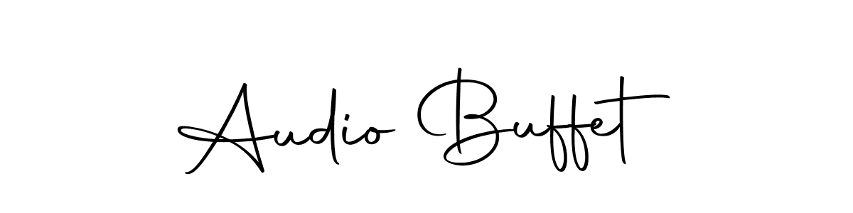 How to make Audio Buffet signature? Autography-DOLnW is a professional autograph style. Create handwritten signature for Audio Buffet name. Audio Buffet signature style 10 images and pictures png