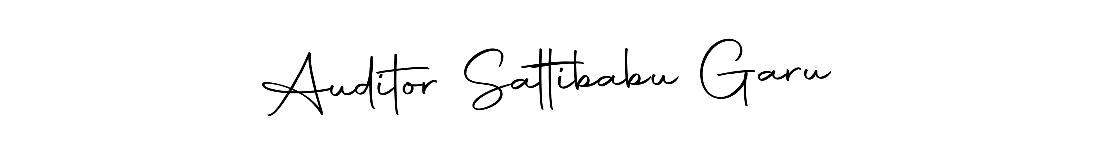 Auditor Sattibabu Garu stylish signature style. Best Handwritten Sign (Autography-DOLnW) for my name. Handwritten Signature Collection Ideas for my name Auditor Sattibabu Garu. Auditor Sattibabu Garu signature style 10 images and pictures png